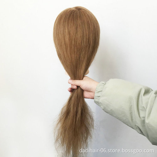 Salon Light blonde color 100% Human Hair Mannequin Doll Training Head Practice Head Wholesale